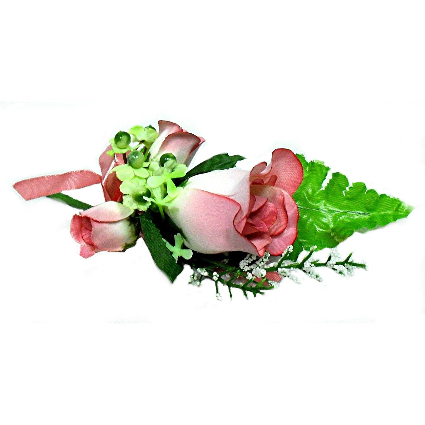 Craft Home Garden Bouquet Arrangement Ceremony Wedding Arch Floral Wall Aisle Decor (Cream Pink, Set of 6)
