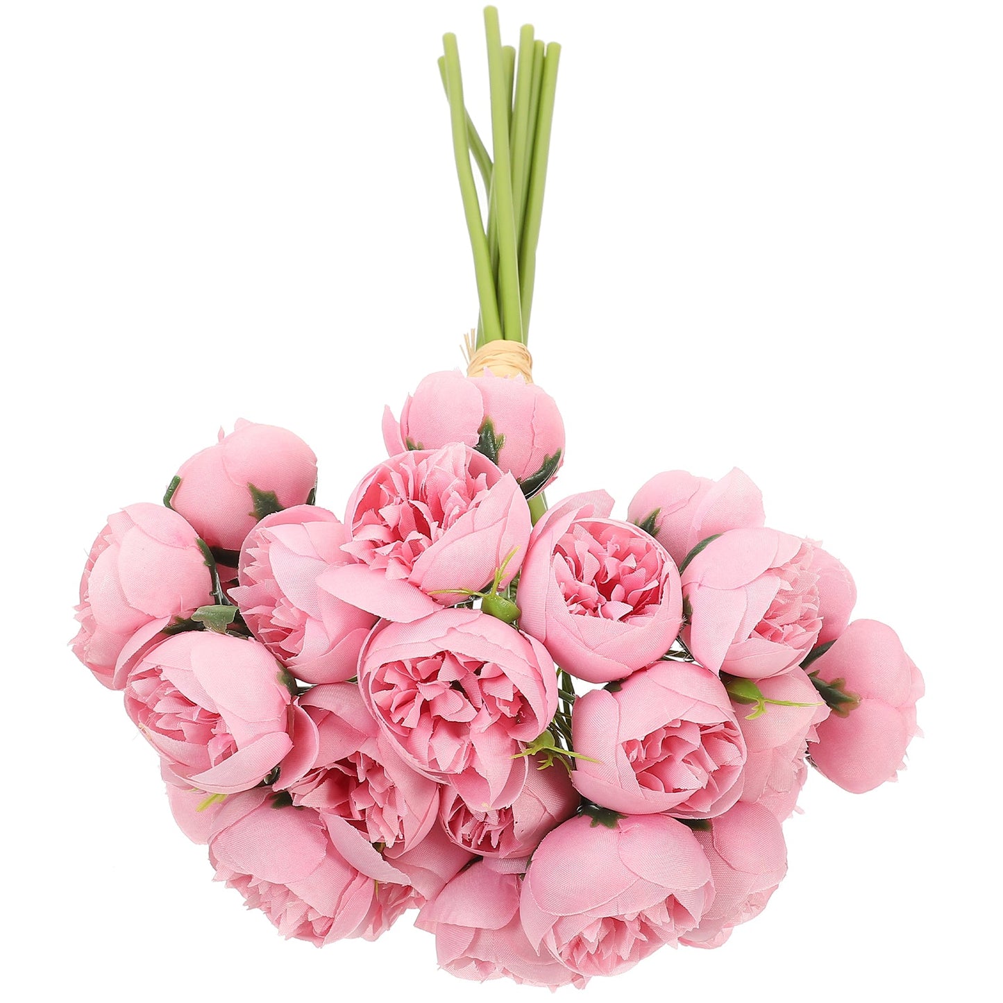 Bouquet of Small Roses Engagement Decoration Faux Flowers Plant Bridesmaid Rosy