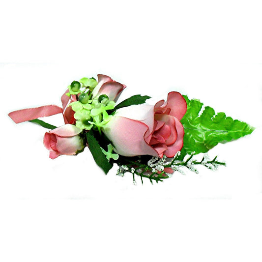 Craft Home Garden Bouquet Arrangement Ceremony Wedding Arch Floral Wall Aisle Decor (Cream Pink, Set of 6)